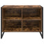 Sko skab 60 x 35 x 44 cm Konstrueret træ Røget Eg
