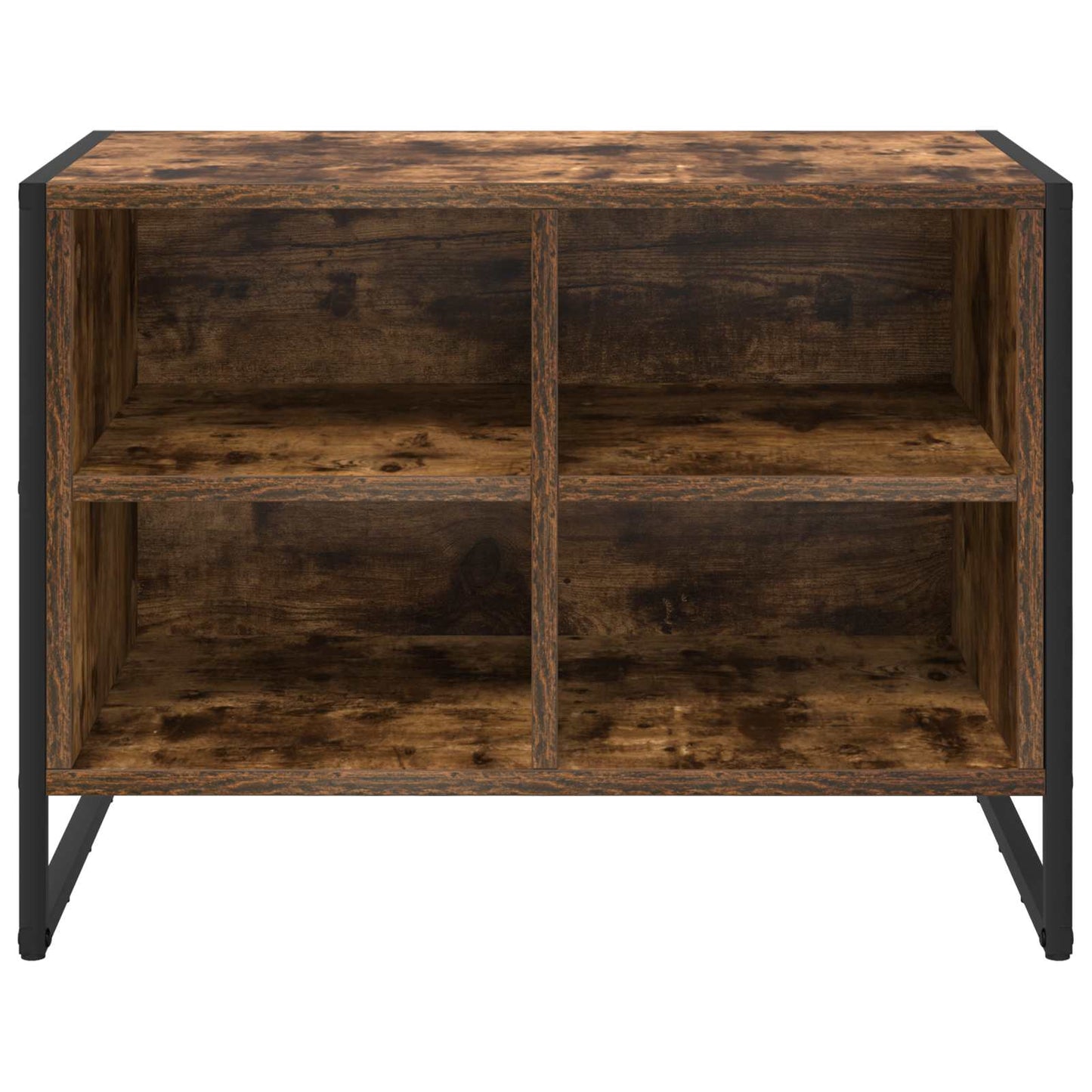 Sko skab 60 x 35 x 44 cm Konstrueret træ Røget Eg