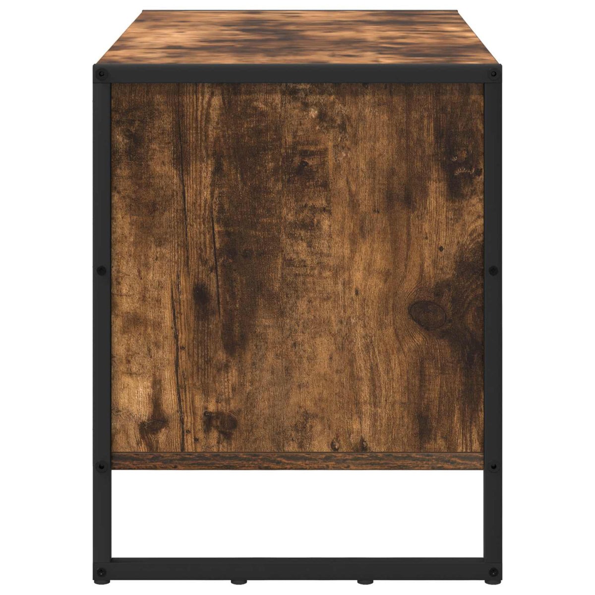 Sko skab 60 x 35 x 44 cm Konstrueret træ Røget Eg
