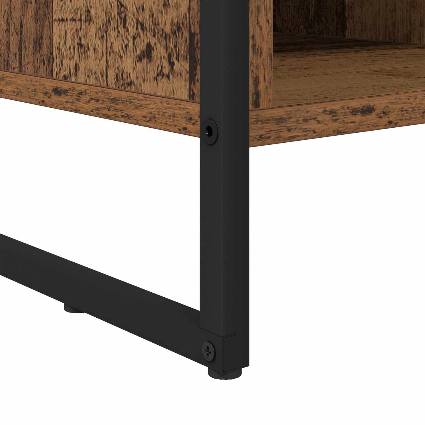 Sko skab 60 x 35 x 44 cm Konstrueret træ Gammelt træ