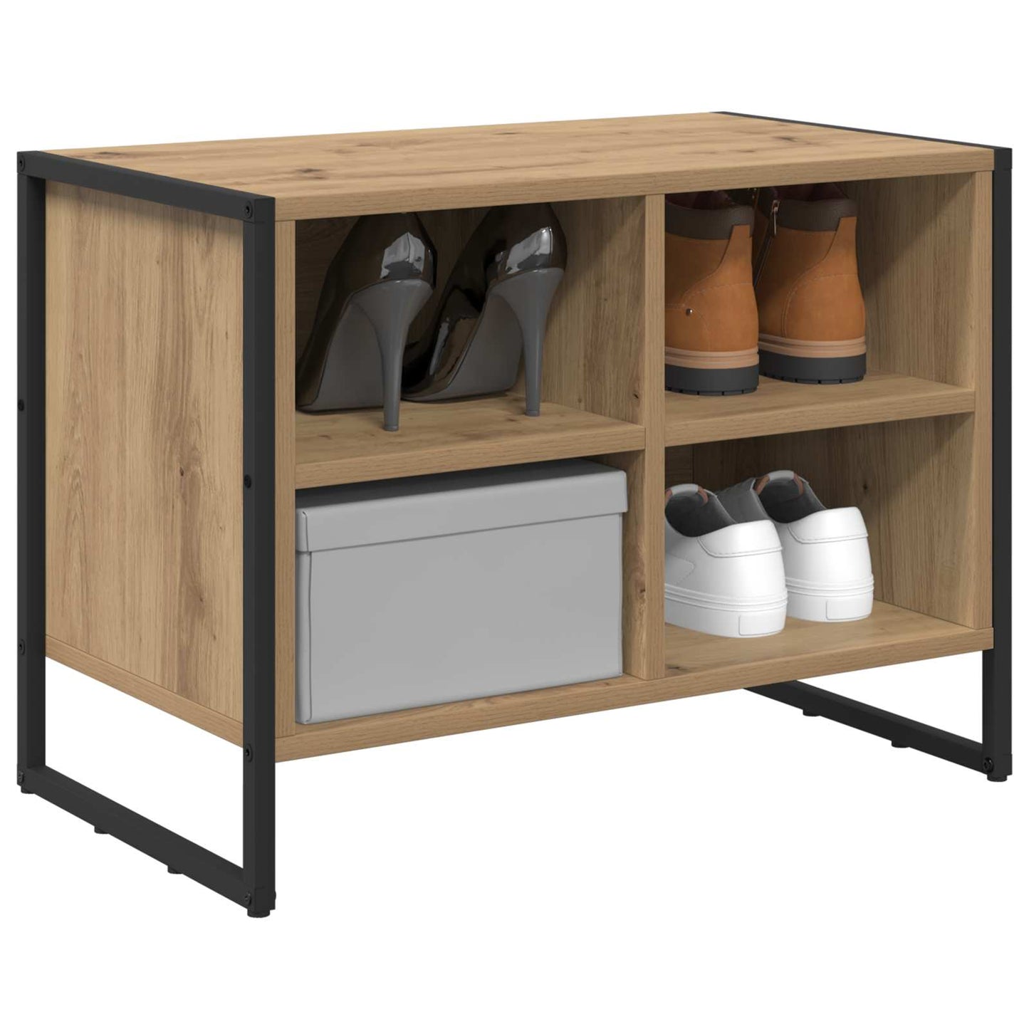 Sko skab 60 x 35 x 44 cm Konstrueret træ Artisan eg