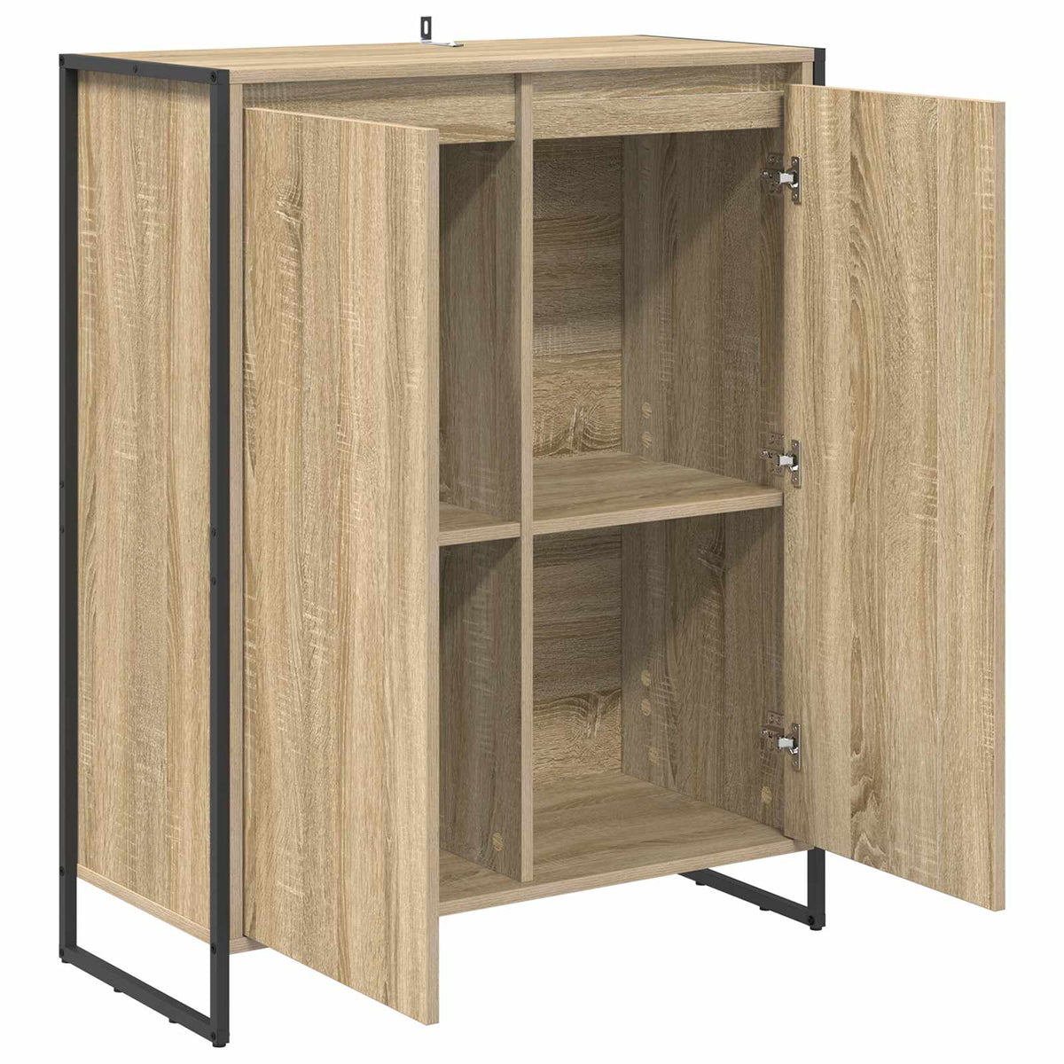 Sko skab med opbevaring Sonoma 79 x 36 x 100 cm Konstrueret træ