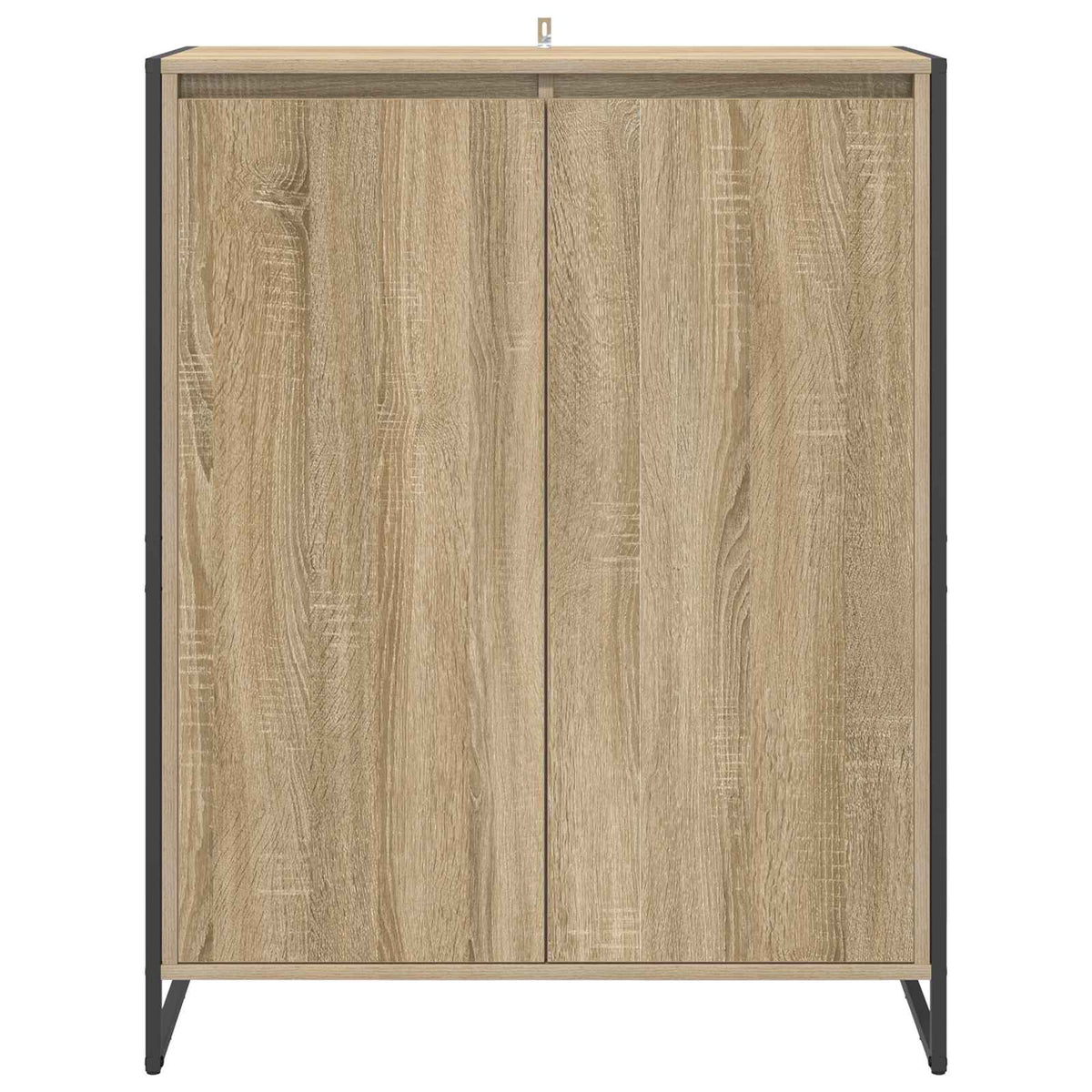 Sko skab med opbevaring Sonoma 79 x 36 x 100 cm Konstrueret træ