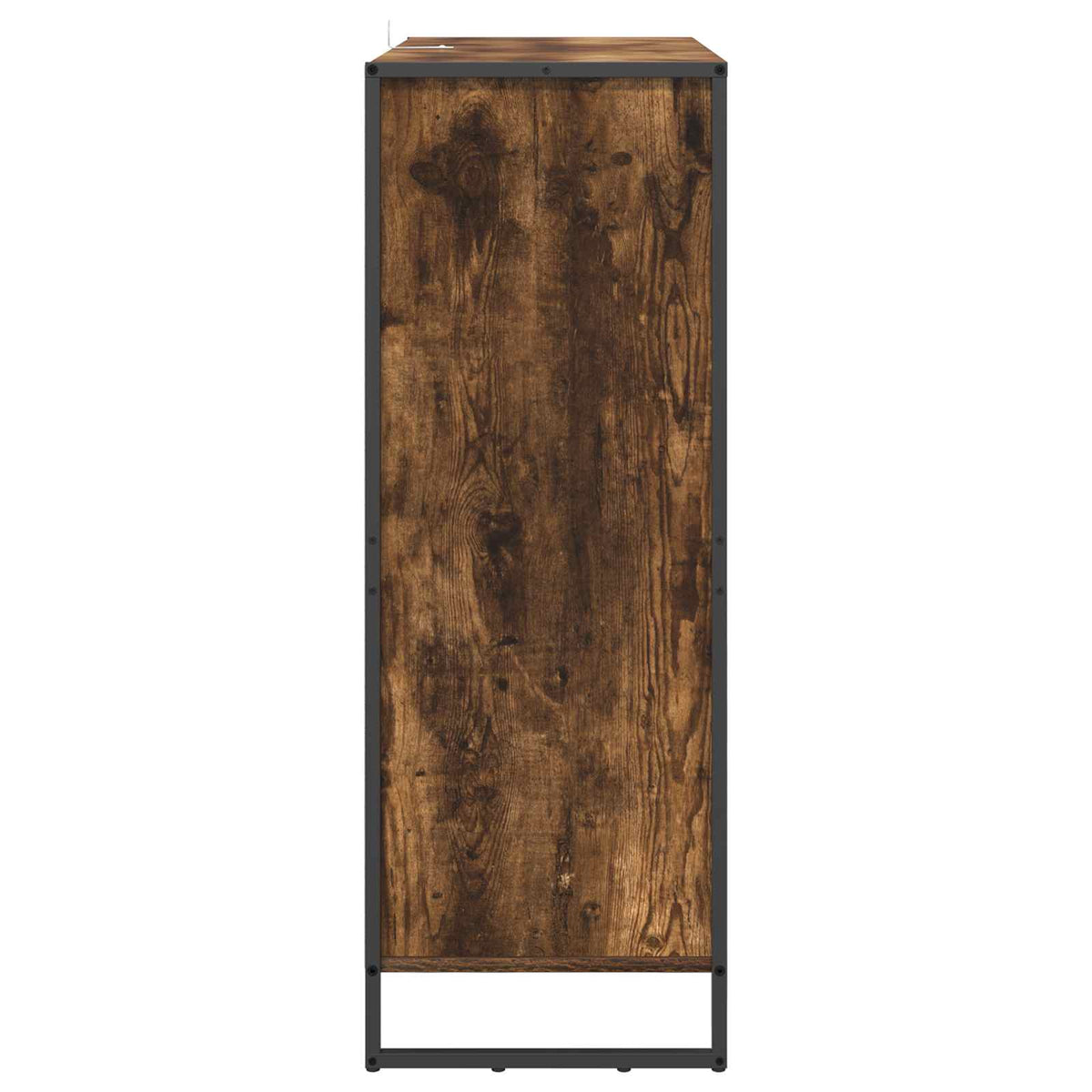 Sko skab med dør Røget Eg 79 x 36 x 100 cm Konstrueret træ