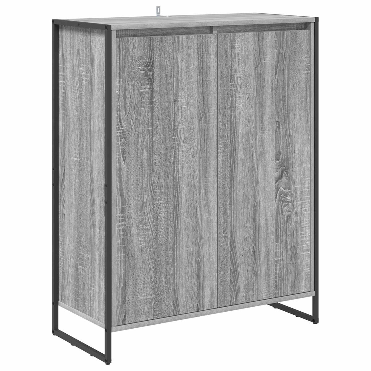 Sko skab med dør Grå Sonoma 79 x 36 x 100 cm Konstrueret træ