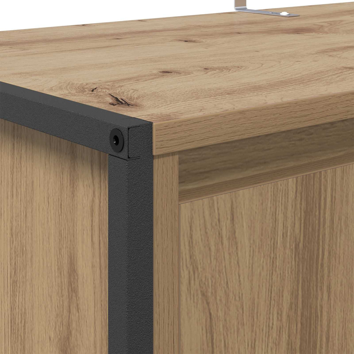 Sko skab med dør Artisan eg 79 x 36 x 100 cm Konstrueret træ