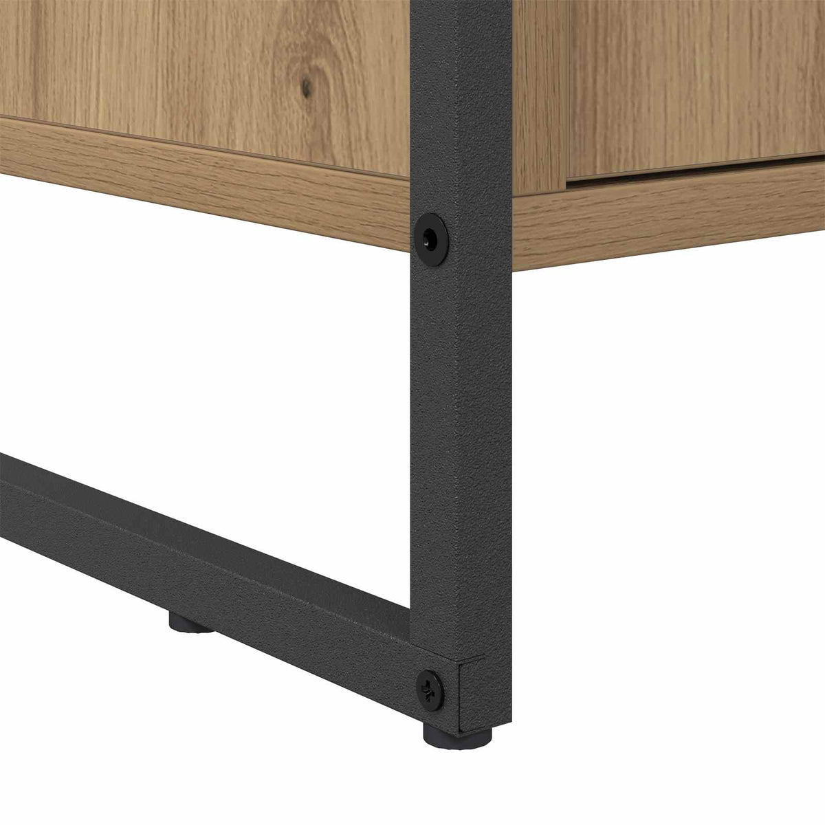 Sko skab med dør Artisan eg 79 x 36 x 100 cm Konstrueret træ