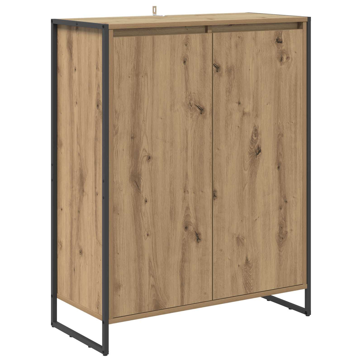 Sko skab med dør Artisan eg 79 x 36 x 100 cm Konstrueret træ