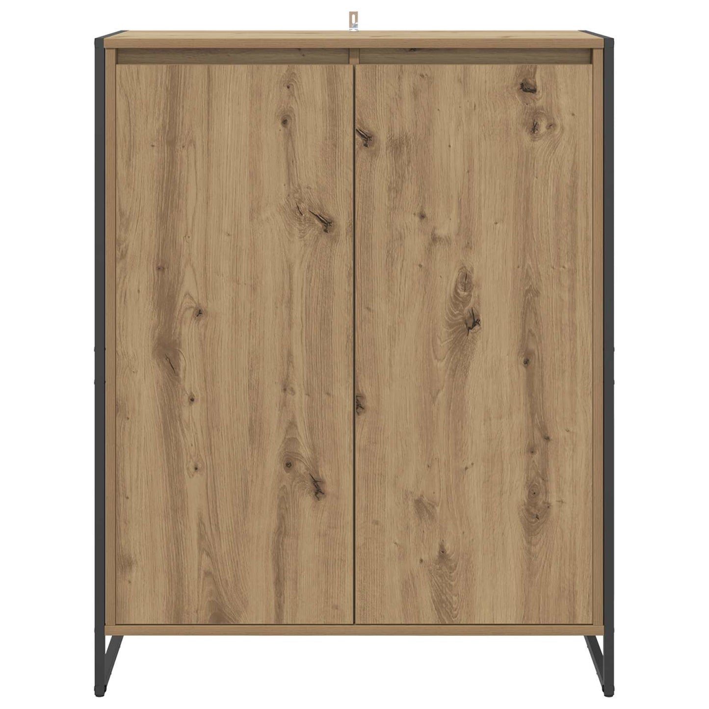Sko skab med dør Artisan eg 79 x 36 x 100 cm Konstrueret træ