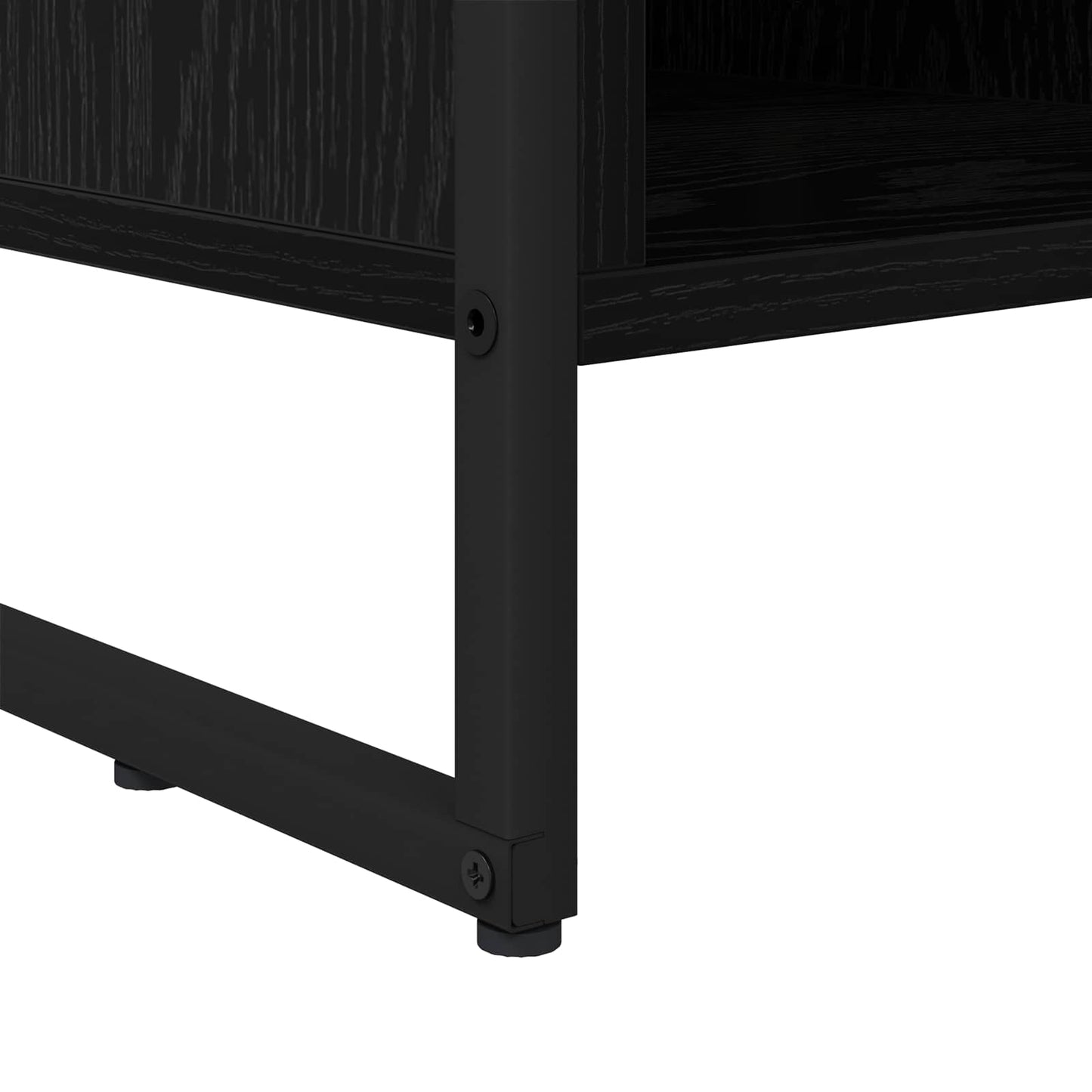 TV-skab 100 x 36 x 49,5 cm Sort eg Konstrueret træ