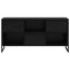 TV-skab 100 x 36 x 49,5 cm Sort eg Konstrueret træ