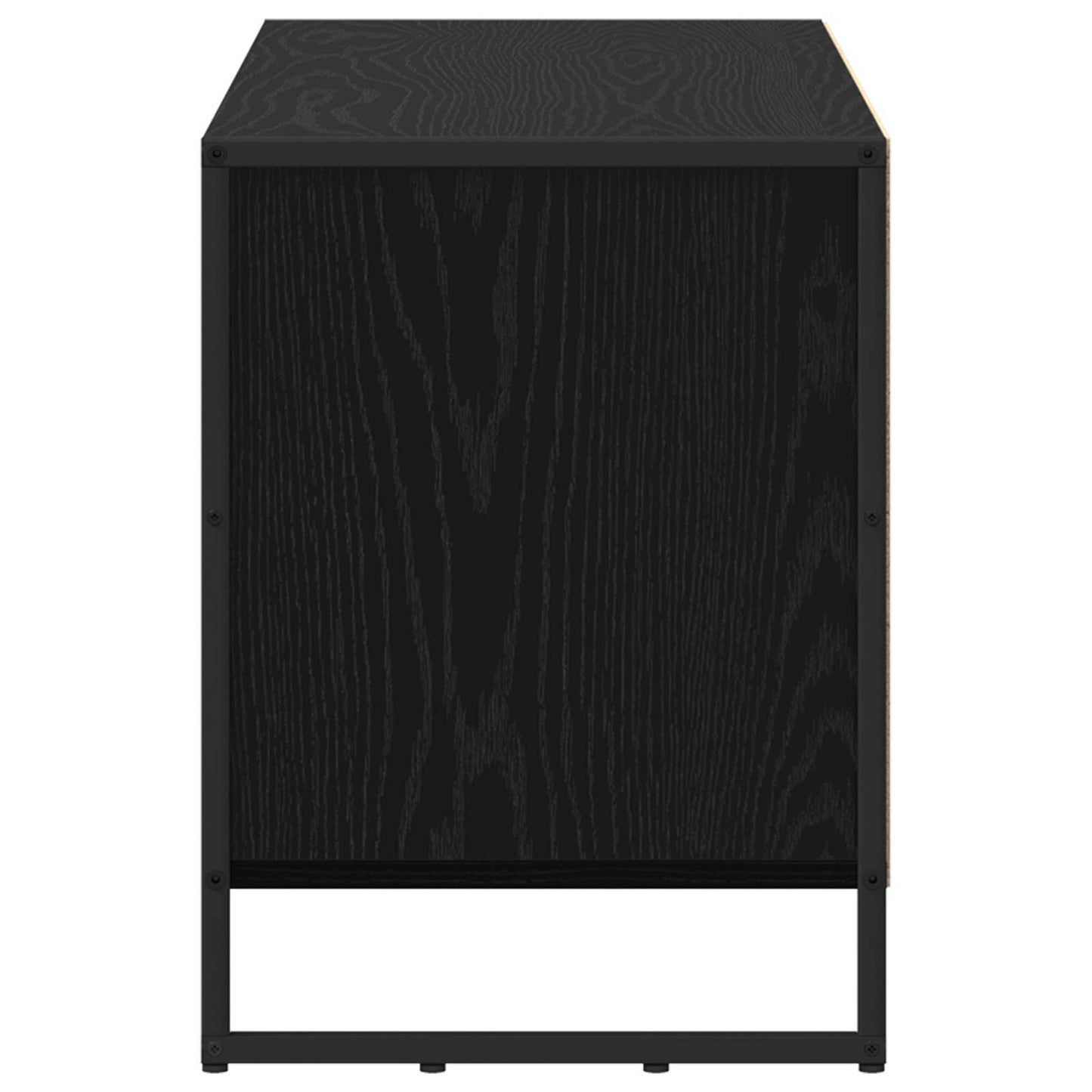 TV-skab 100 x 36 x 49,5 cm Sort eg Konstrueret træ