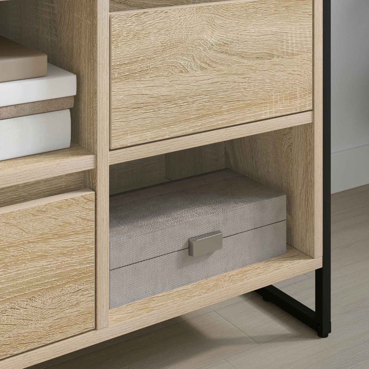 TV-skab 100 x 36 x 49,5 cm Sonoma Konstrueret træ