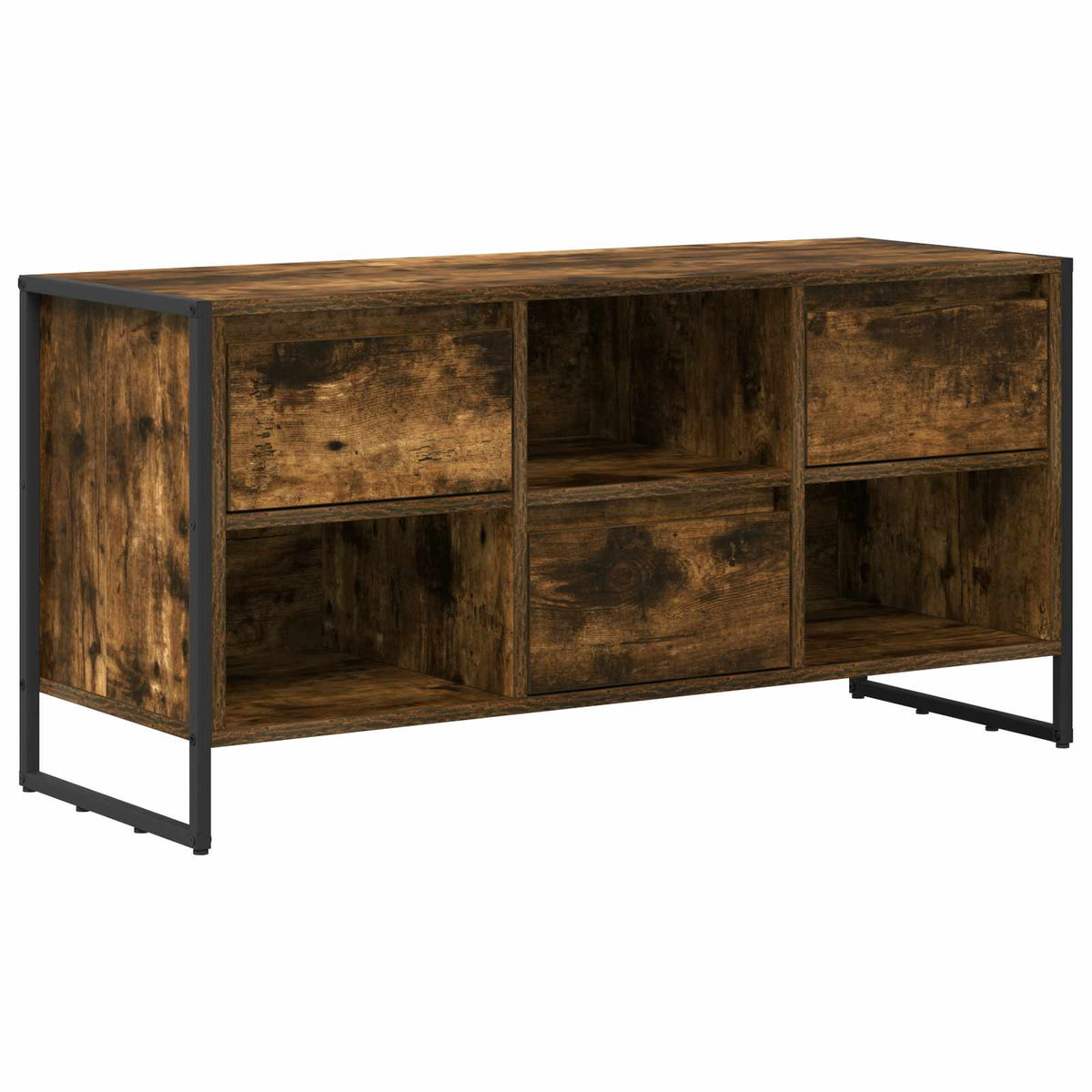 TV-skab 100 x 36 x 49,5 cm Røget Eg Konstrueret træ