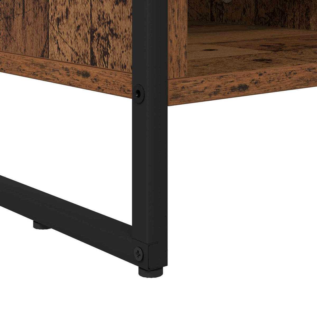 TV-skab 100 x 36 x 49,5 cm Gammelt træ Konstrueret træ