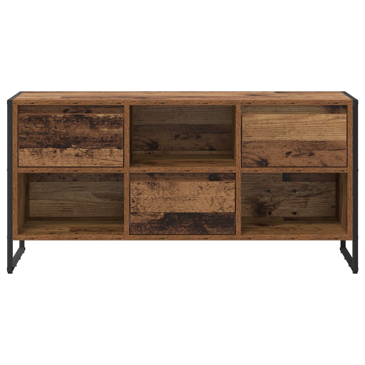 TV-skab 100 x 36 x 49,5 cm Gammelt træ Konstrueret træ