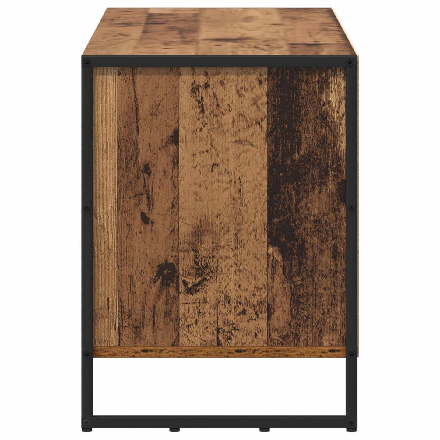 TV-skab 100 x 36 x 49,5 cm Gammelt træ Konstrueret træ