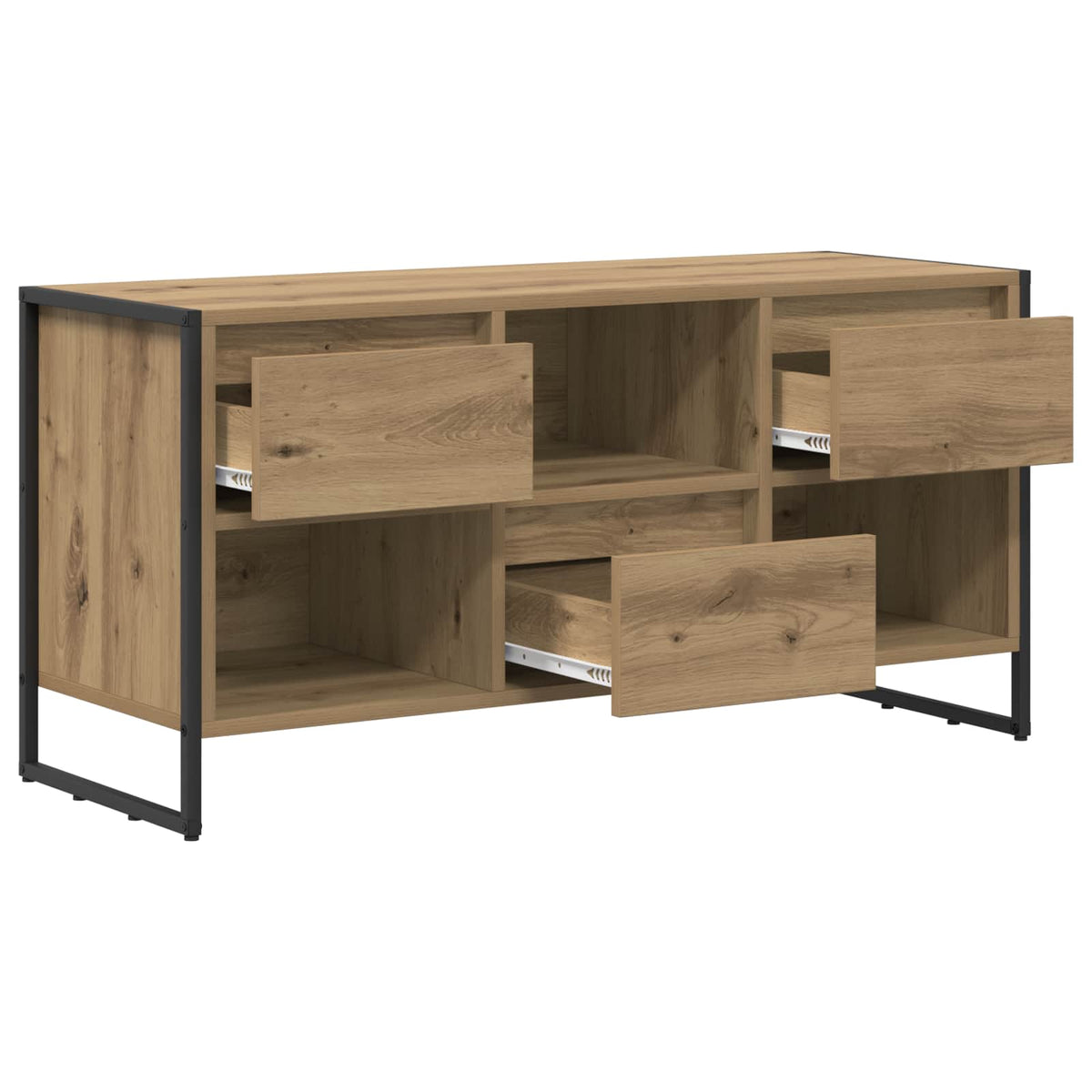 TV-skab 100 x 36 x 49,5 cm Artisan eg Konstrueret træ