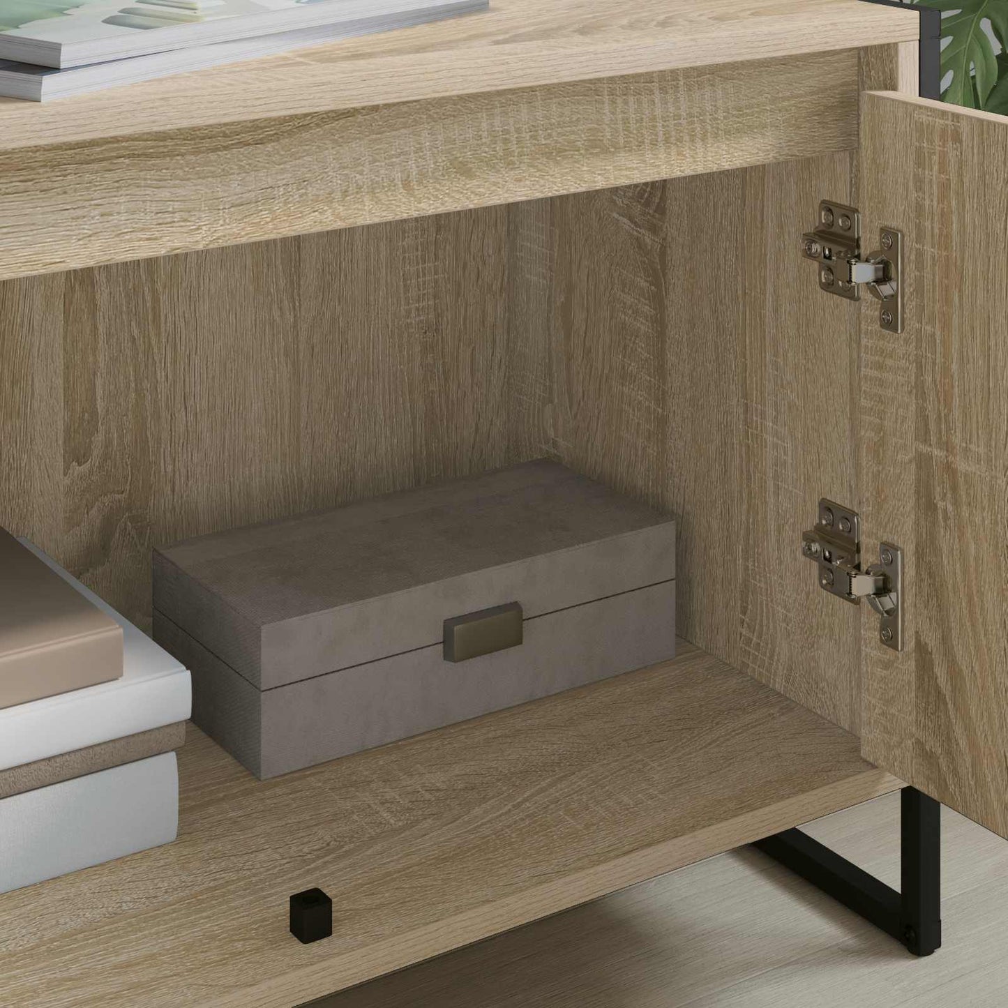 TV-skab 140 x 36 x 49.5 cm Sonoma Konstrueret træ
