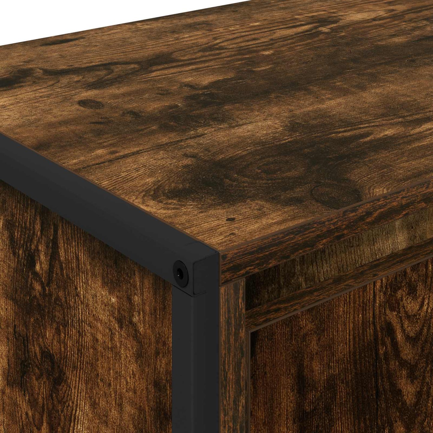 TV-skab 140 x 36 x 49.5 cm Røget Eg Konstrueret træ