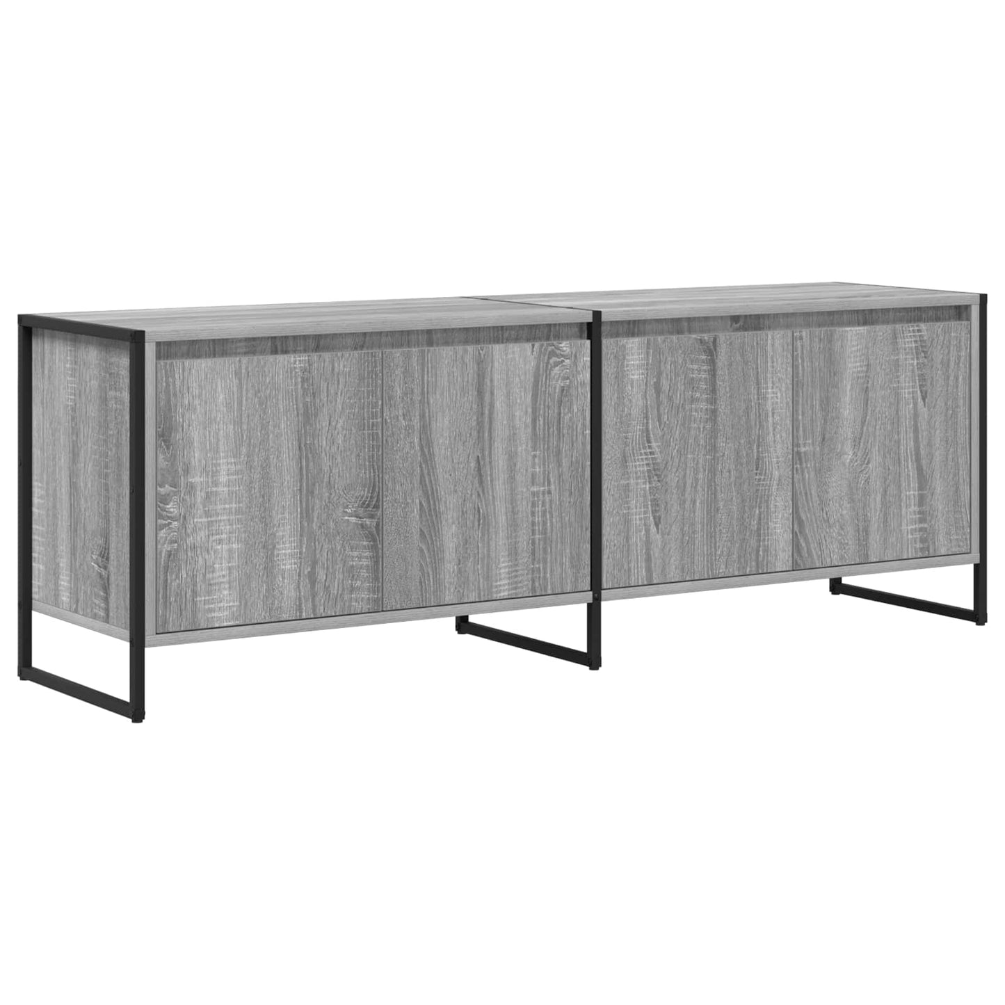 TV-skab 140 x 36 x 49.5 cm Grå Sonoma Konstrueret træ