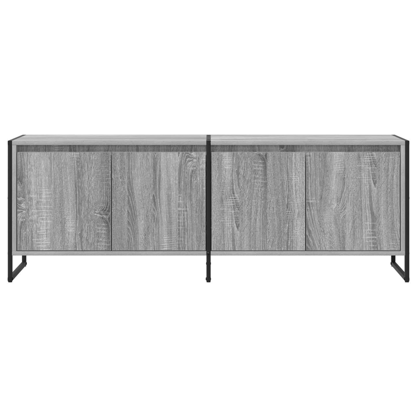 TV-skab 140 x 36 x 49.5 cm Grå Sonoma Konstrueret træ