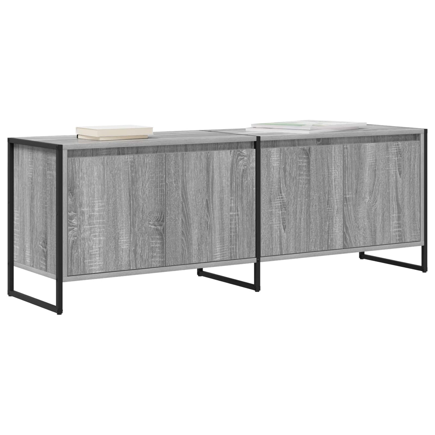 TV-skab 140 x 36 x 49.5 cm Grå Sonoma Konstrueret træ