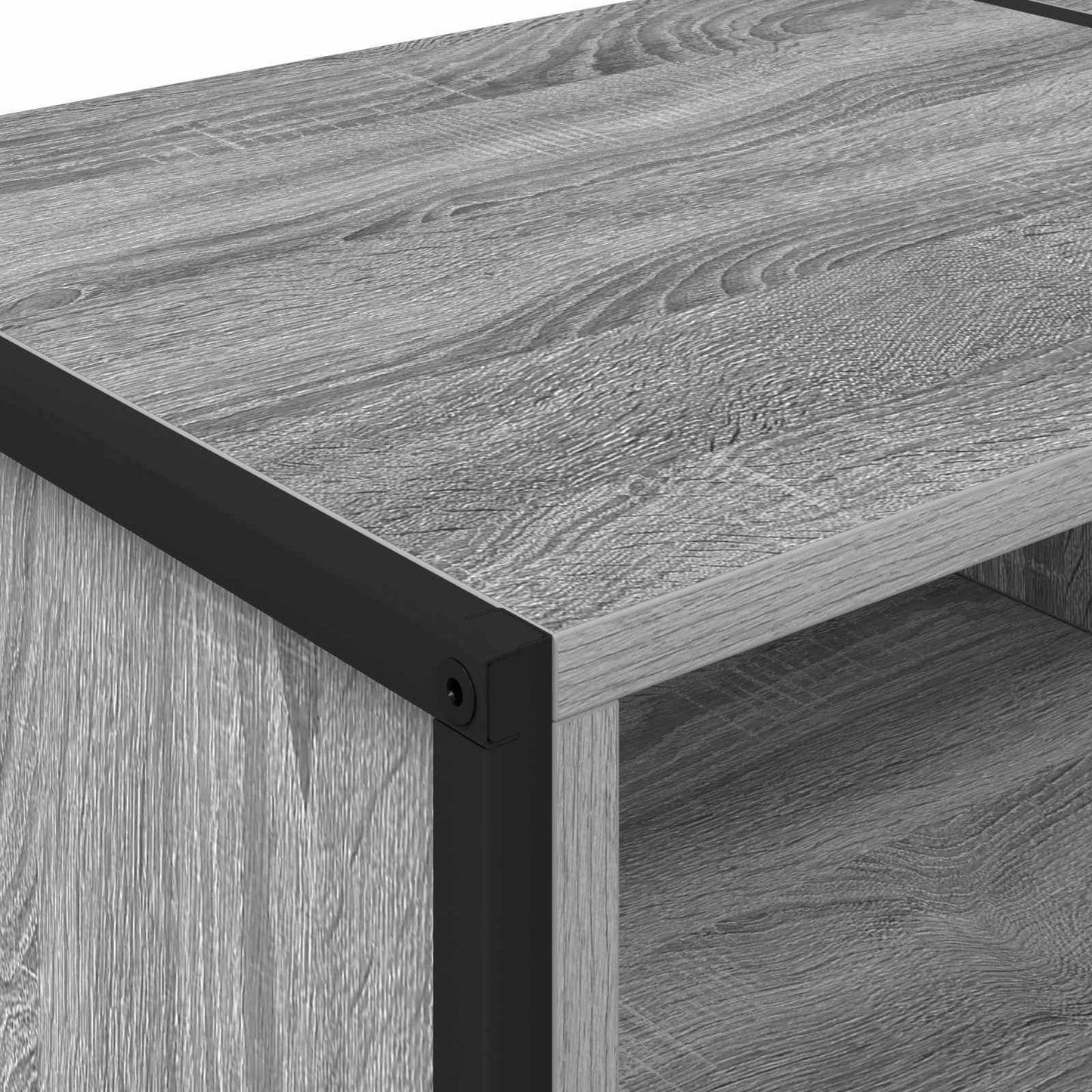 TV-skab 170.5 x 36 x 30.5 cm Grå Sonoma Konstrueret træ