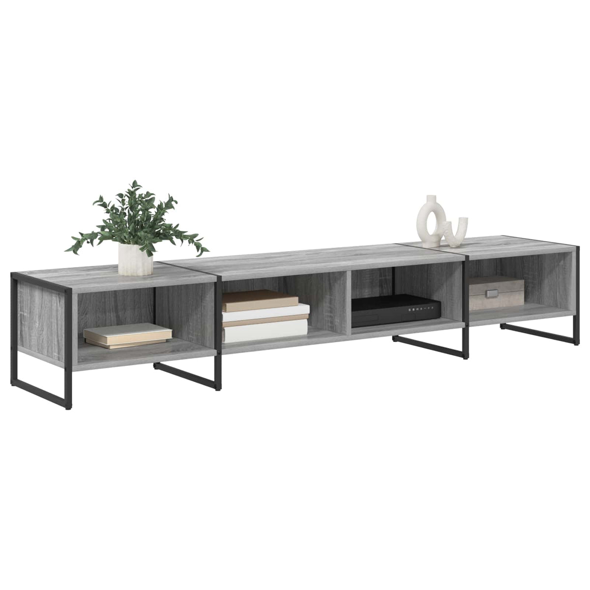 TV-skab 170.5 x 36 x 30.5 cm Grå Sonoma Konstrueret træ