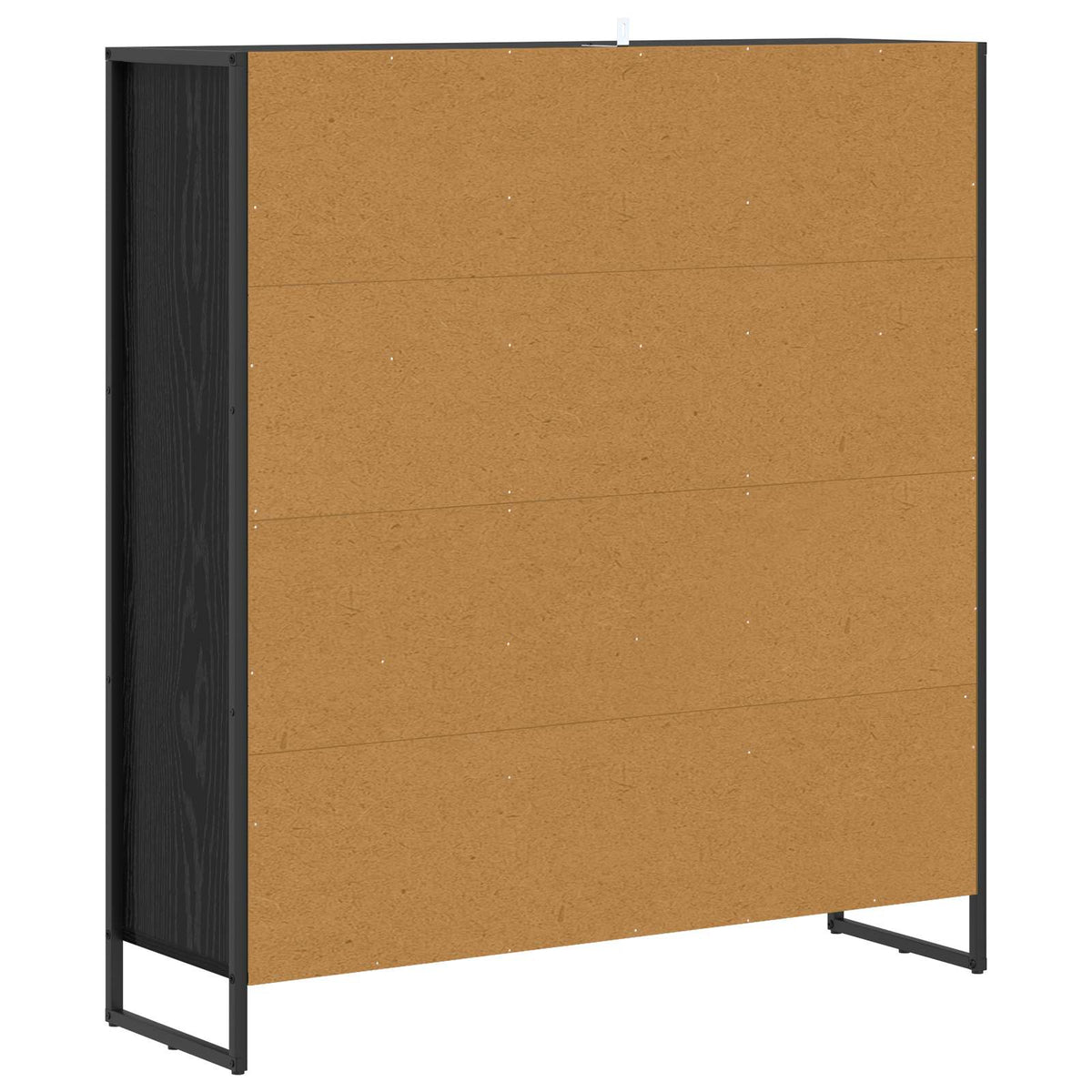 Bogskab 99,5 x 30 x 108,5 cm Konstrueret træ Sort eg