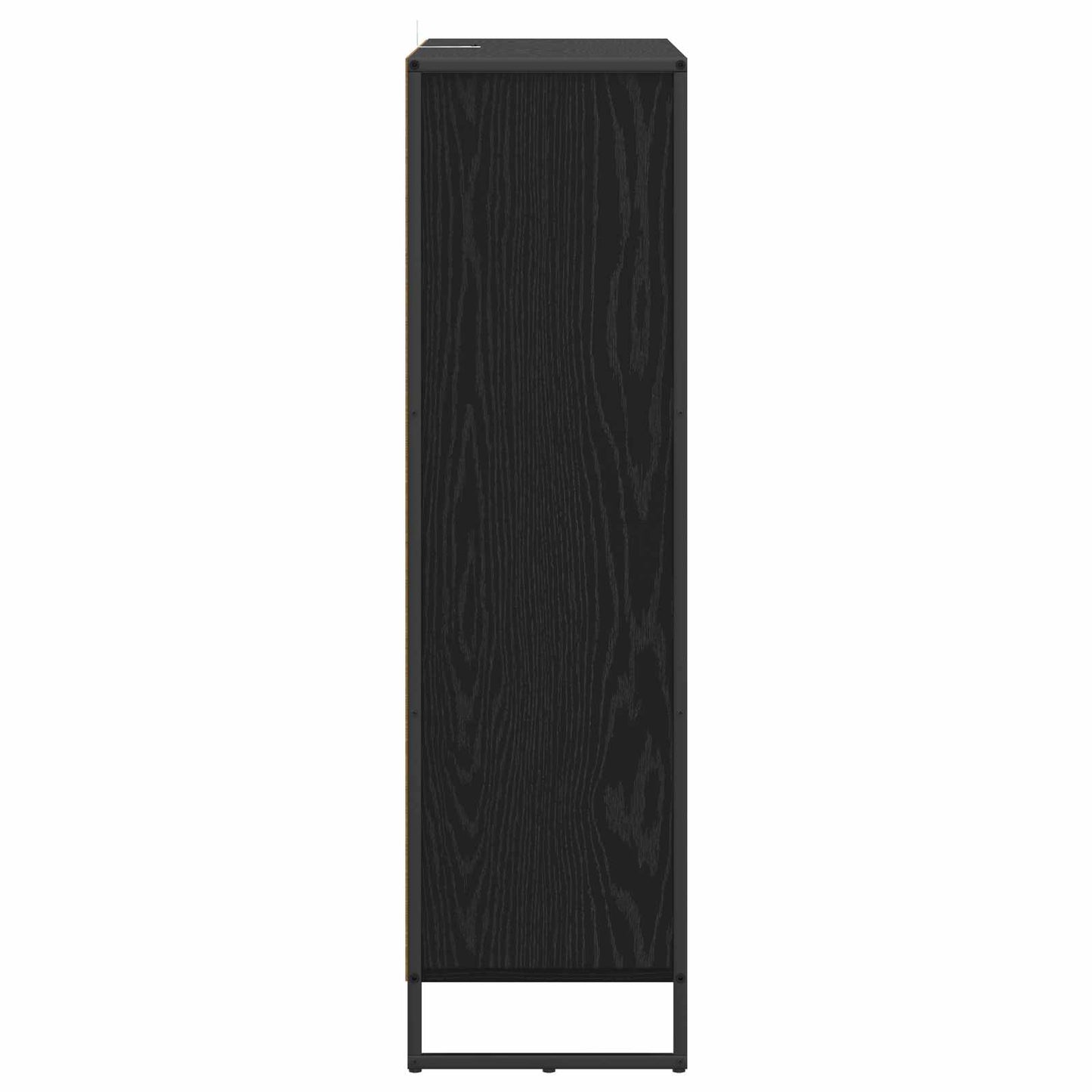 Bogskab 99,5 x 30 x 108,5 cm Konstrueret træ Sort eg