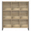 Bogskab 99,5 x 30 x 108 cm Konstrueret træ Sonoma-eg