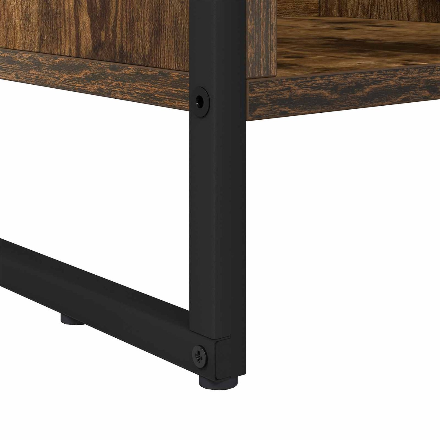 Bogskab 99,5 x 30 x 108,5 cm Konstrueret træ Røget Eg