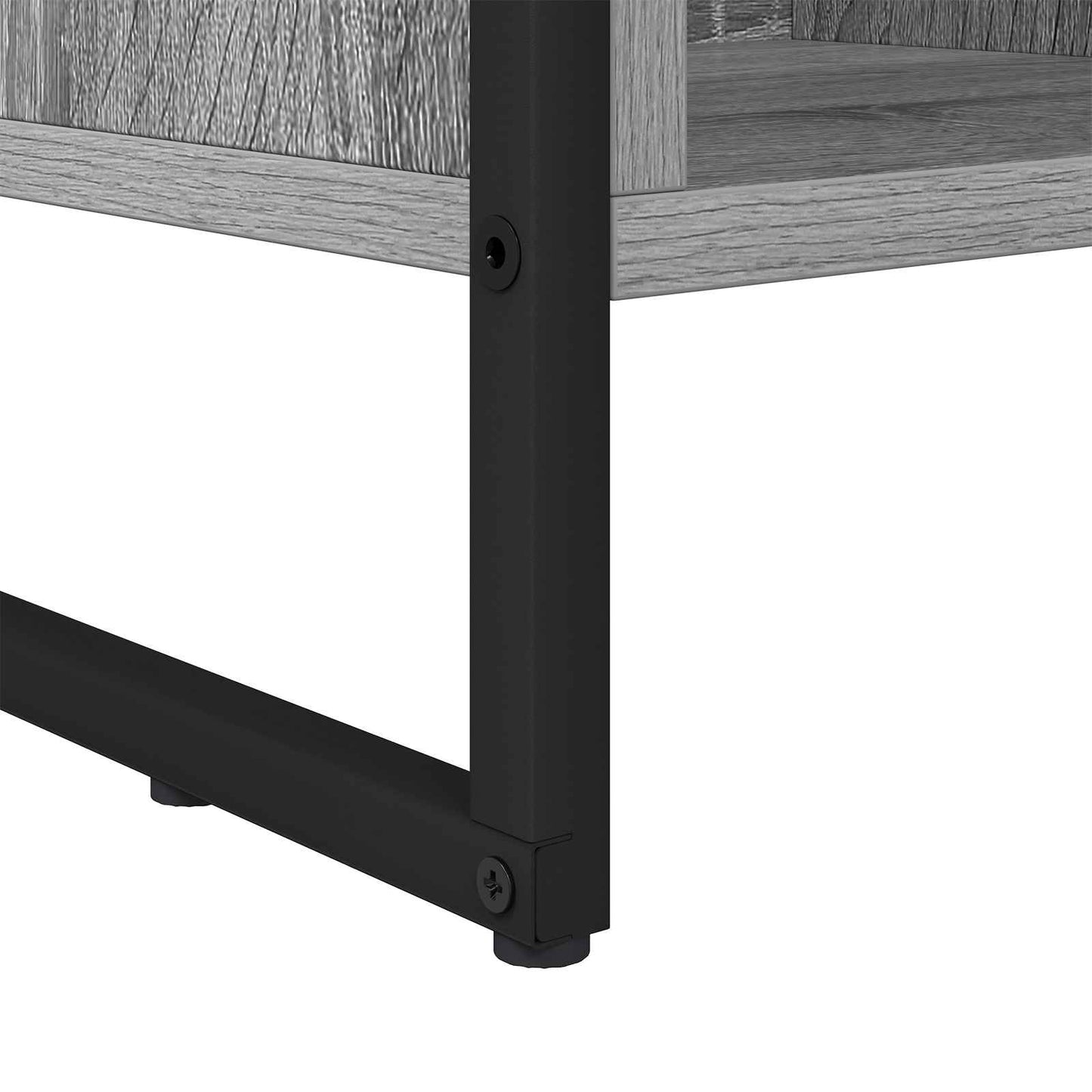 Bogskab 99,5 x 30 x 108 cm Konstrueret træ Grå Sonoma
