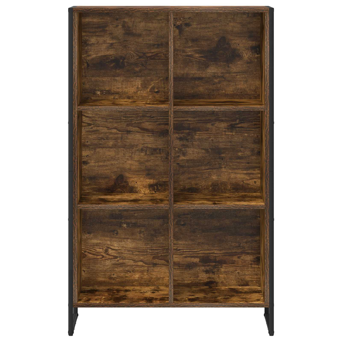 Bogskab 99,5 x 30 x 108,5 cm Konstrueret træ Røget Eg