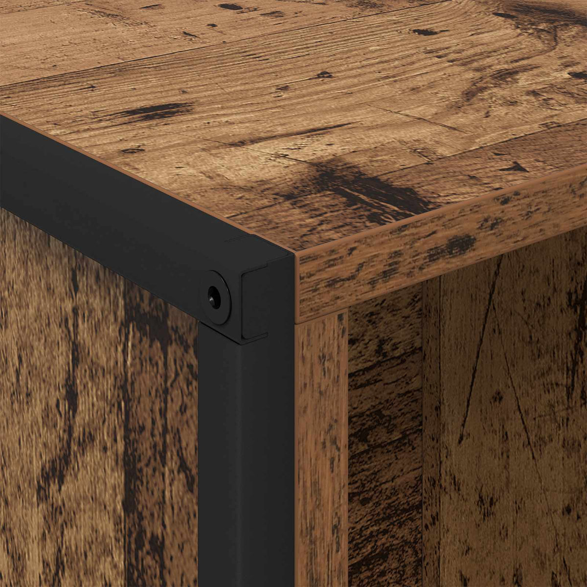 Bogskab 99,5 x 30 x 108,5 cm Konstrueret træ Gammelt træ
