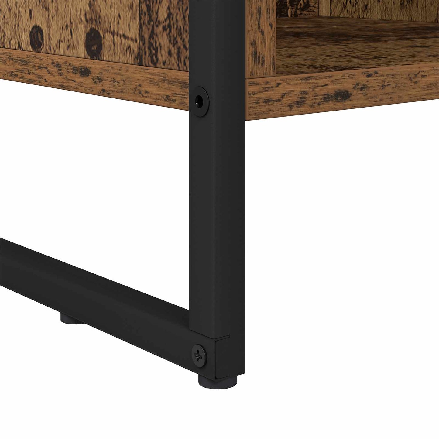 Bogskab 99,5 x 30 x 108,5 cm Konstrueret træ Gammelt træ
