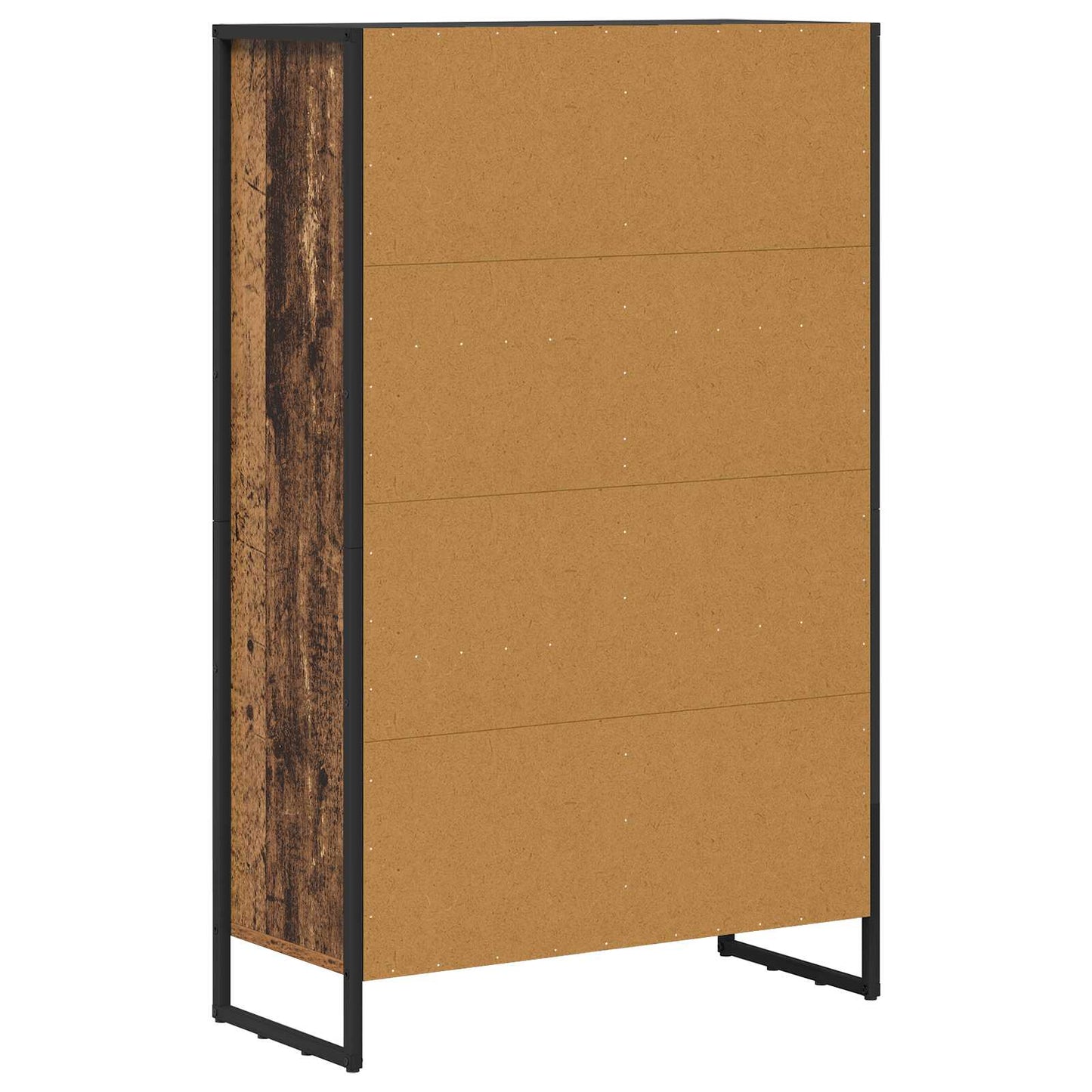 Bogskab 99,5 x 30 x 108,5 cm Konstrueret træ Gammelt træ