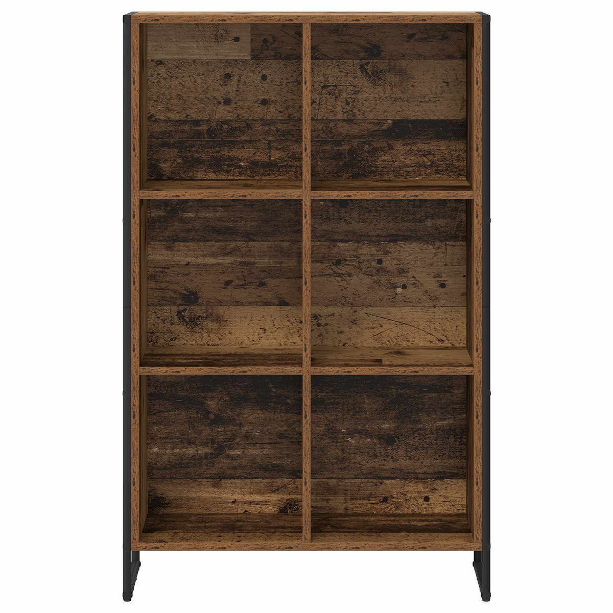 Bogskab 99,5 x 30 x 108,5 cm Konstrueret træ Gammelt træ