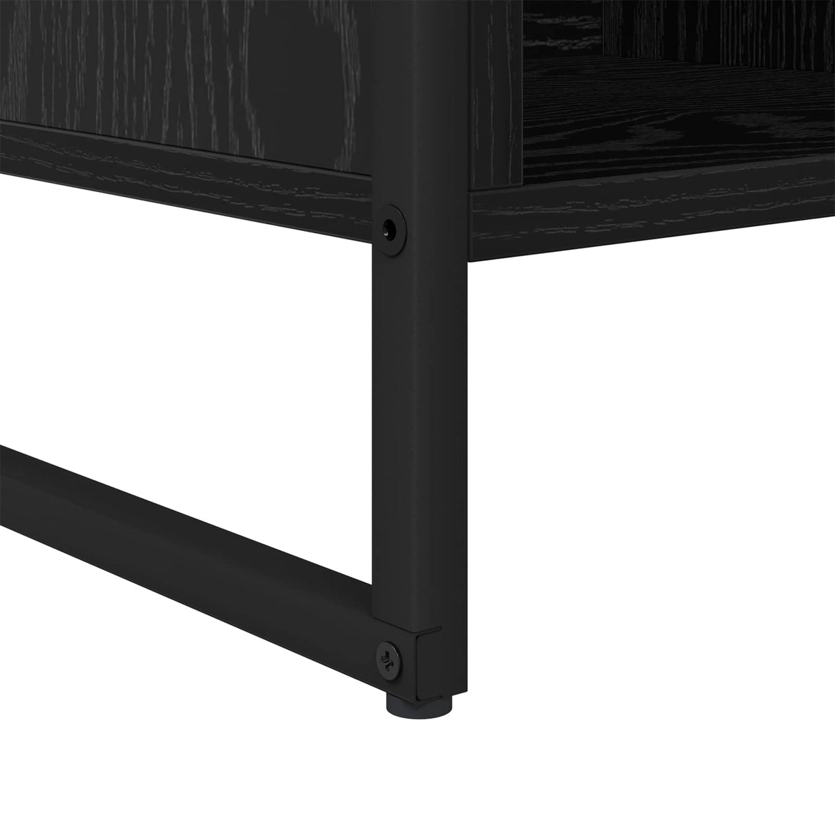 Bogskab 68 x 30 x 108.5 cm Konstrueret træ Sort eg