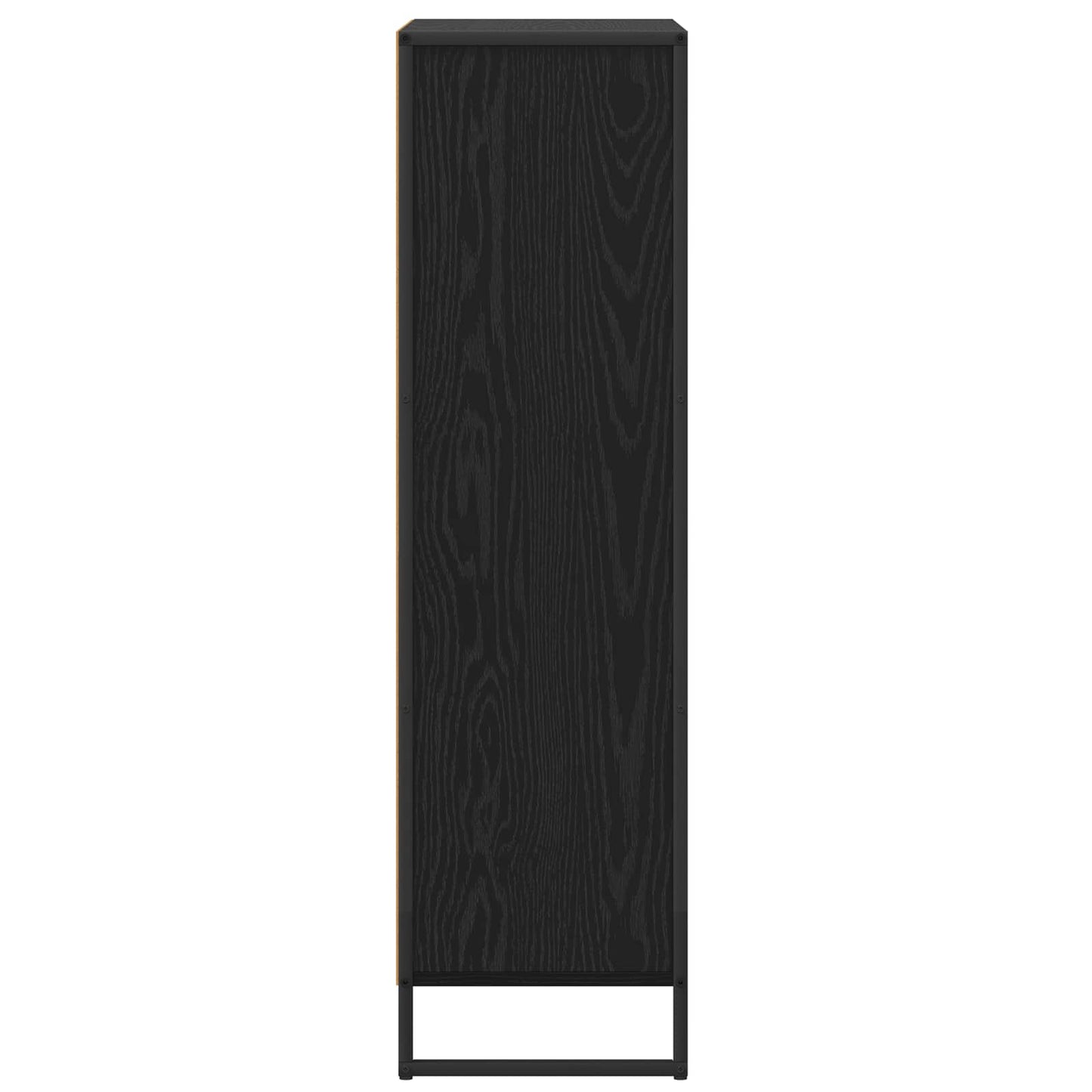 Bogskab 68 x 30 x 108.5 cm Konstrueret træ Sort eg