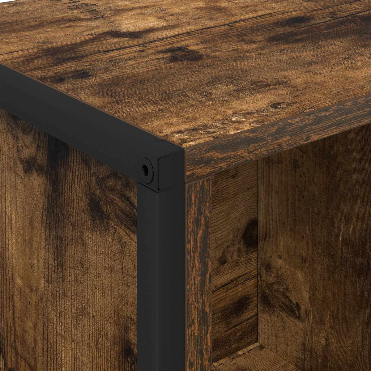 Bogskab 68 x 30 x 108.5 cm Konstrueret træ Røget Eg
