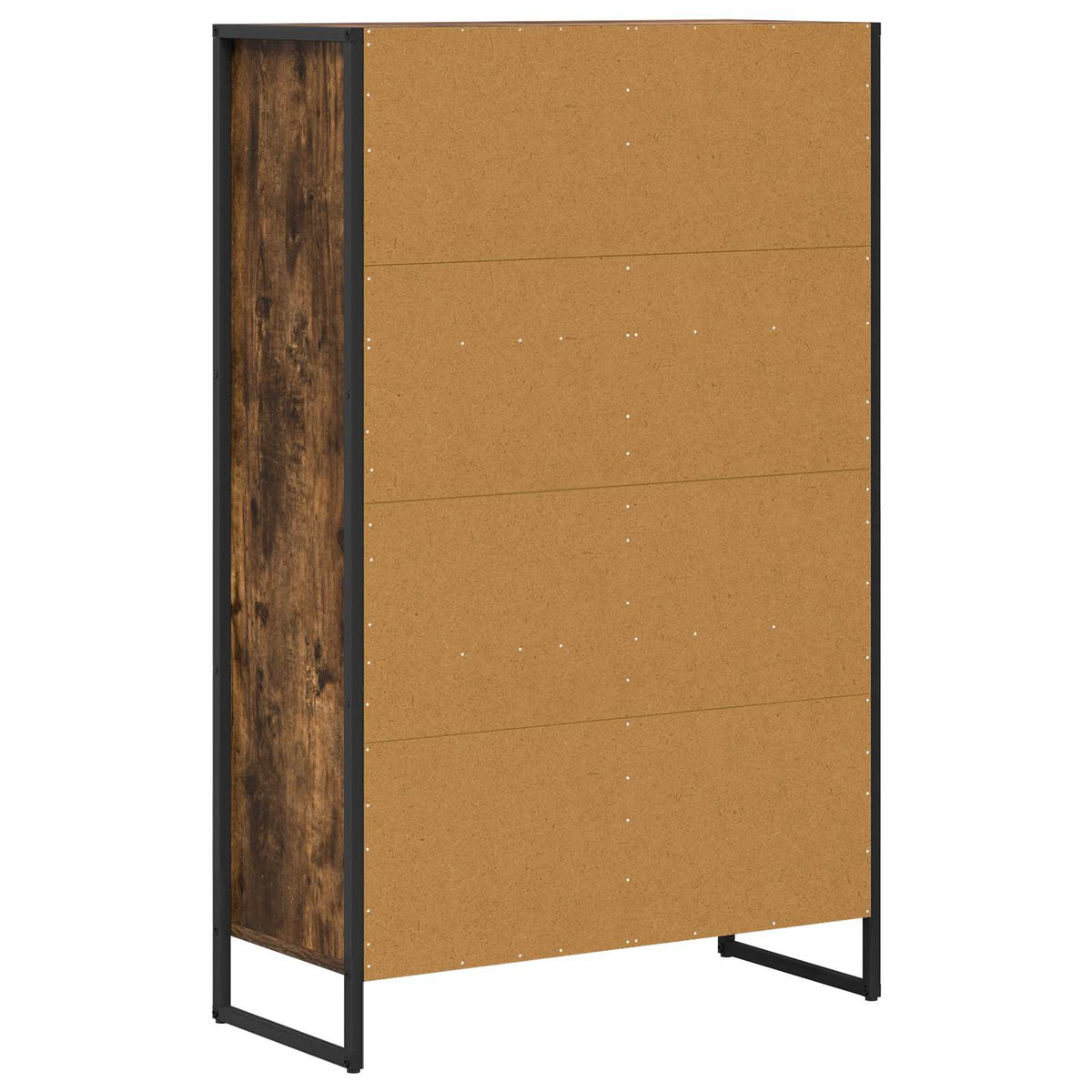 Bogskab 68 x 30 x 108.5 cm Konstrueret træ Røget Eg