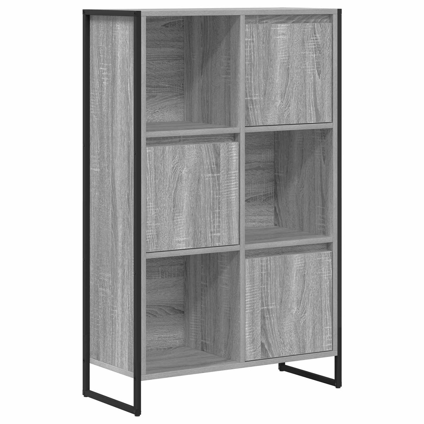 Bogskab 68 x 30 x 108.5 cm Konstrueret træ Grå Sonoma