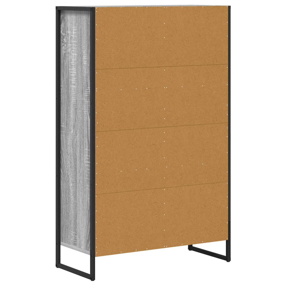 Bogskab 68 x 30 x 108.5 cm Konstrueret træ Grå Sonoma
