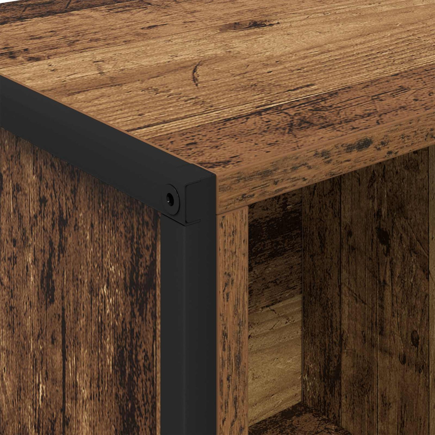 Bogskab 68 x 30 x 108.5 cm Konstrueret træ Gammelt træ