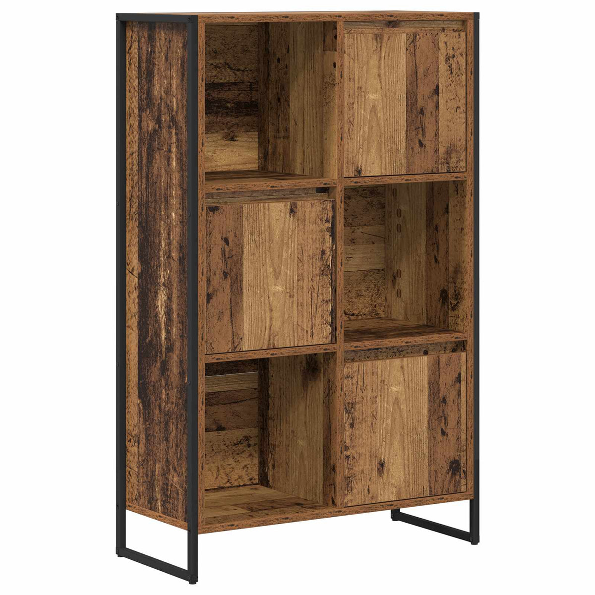Bogskab 68 x 30 x 108.5 cm Konstrueret træ Gammelt træ