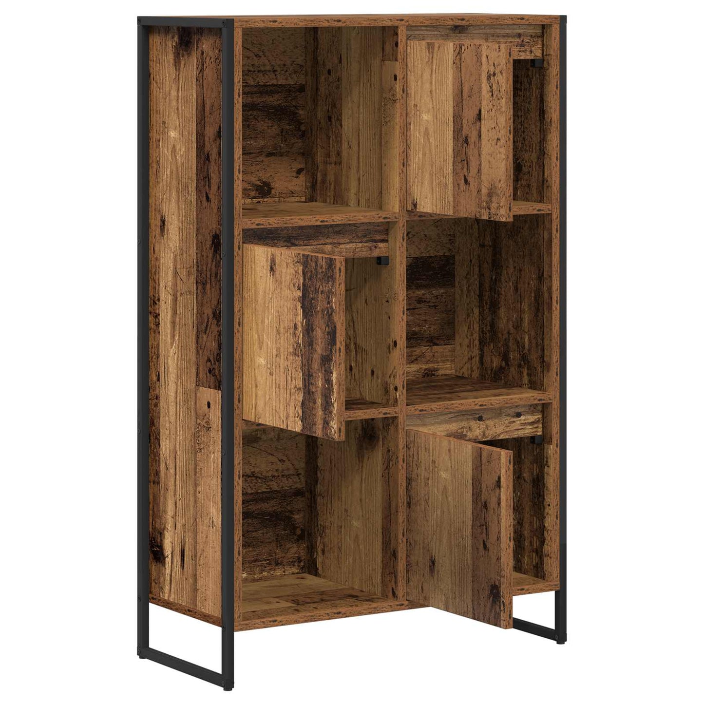 Bogskab 68 x 30 x 108.5 cm Konstrueret træ Gammelt træ