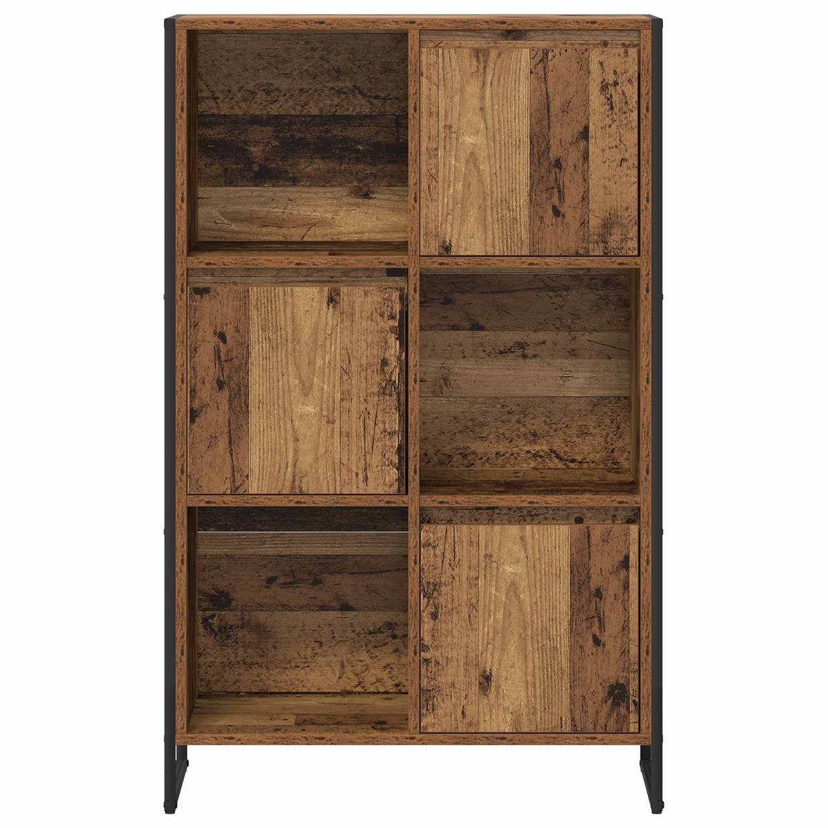 Bogskab 68 x 30 x 108.5 cm Konstrueret træ Gammelt træ