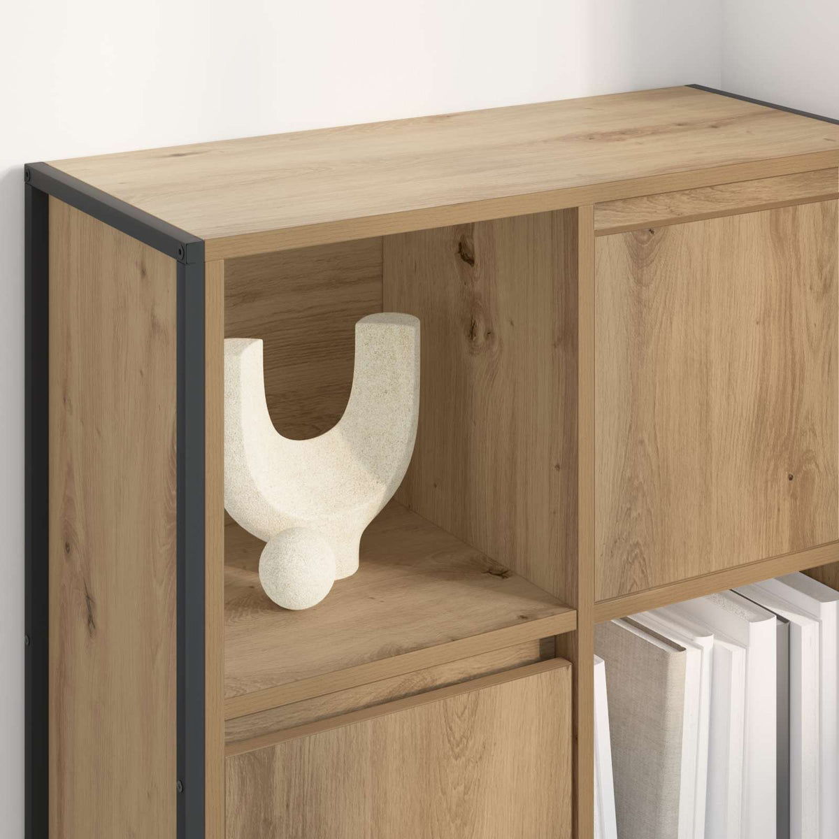 Bogskab 68 x 30 x 108.5 cm Konstrueret træ Artisan eg